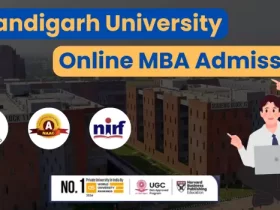 chandigarh university online mba admission