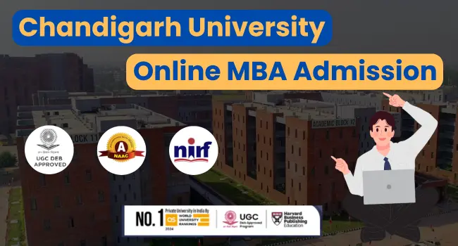 chandigarh university online mba admission