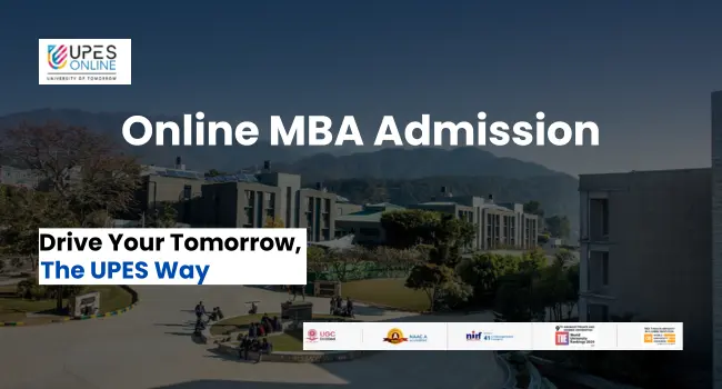 UPES Online MBA admission