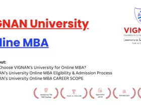 Vignan university online mba