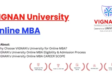 Vignan university online mba