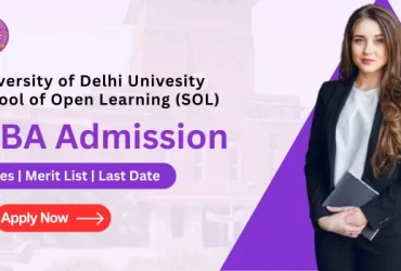 DU SOL MBA Admission 2026