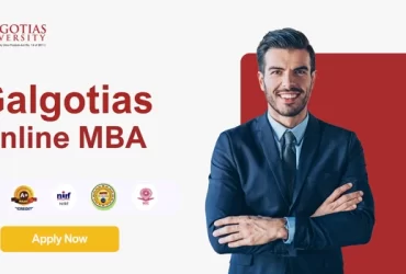 Galgotias University Online MBA
