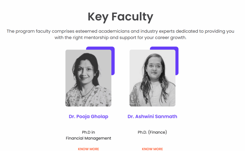 NMIMS Online BCom Faculties