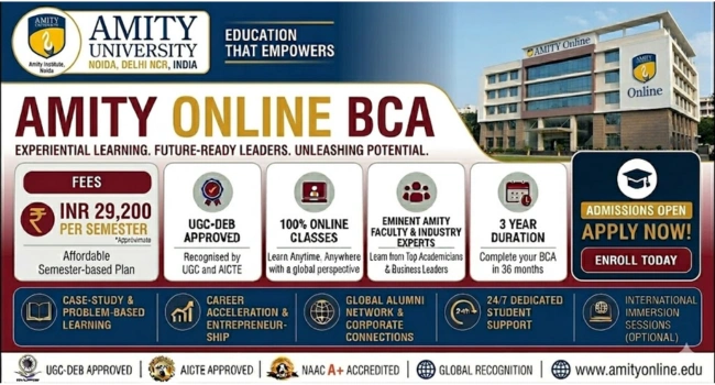 Amity Online BCA