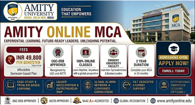 Amity Online MCA