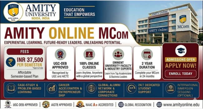 Amity Online MCom