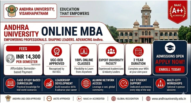 Andhra University Online MBA