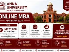 Anna University Online MBA Admission 2026