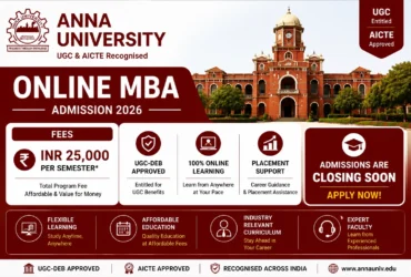 Anna University Online MBA Admission 2026