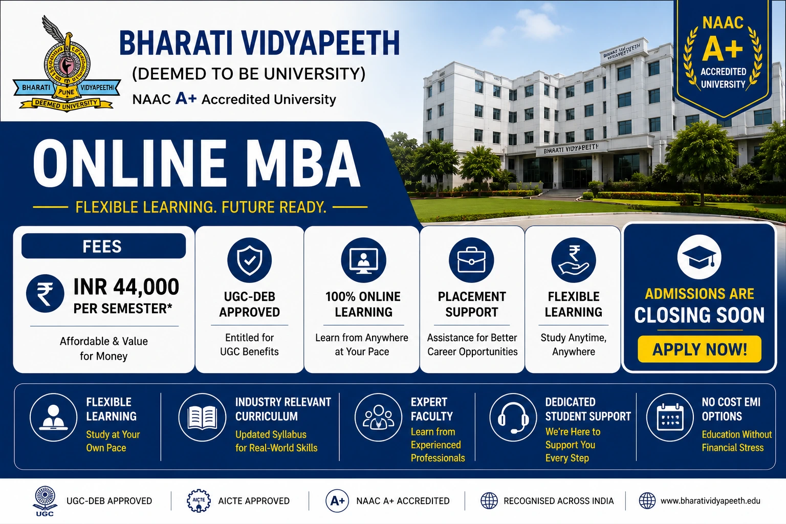 Bharati Vidyapeeth Online MBA