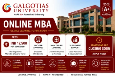 Galgotias University Online MBA