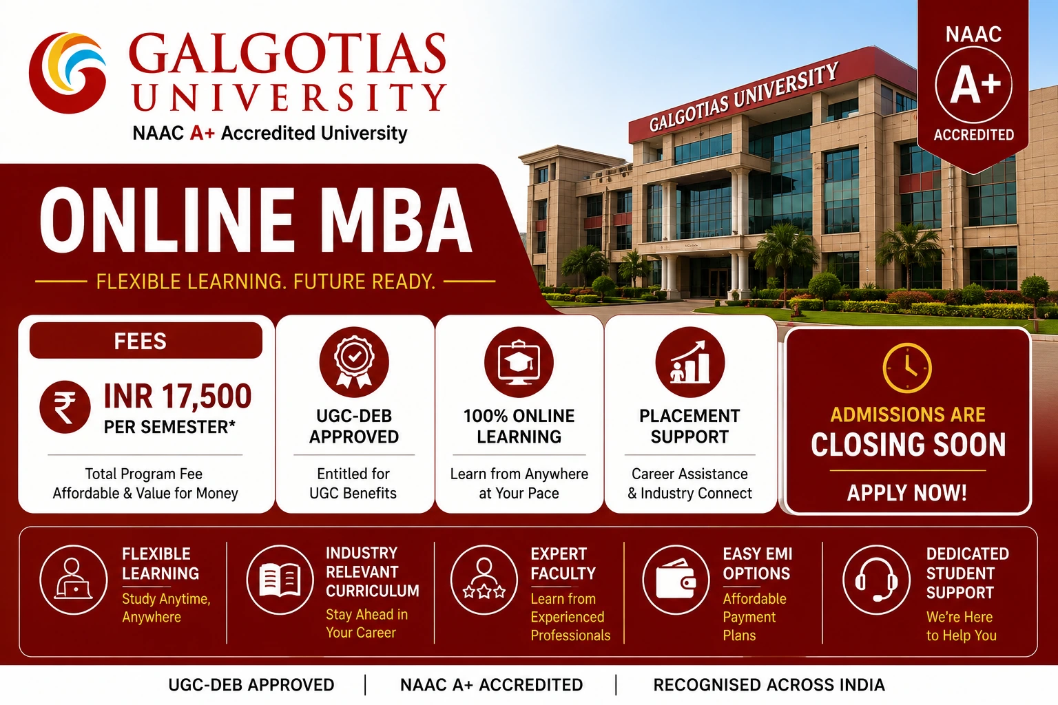 Galgotias University Online MBA
