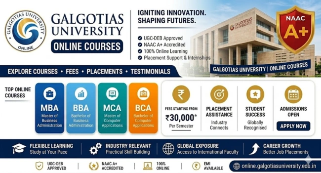 Galgotias University Online