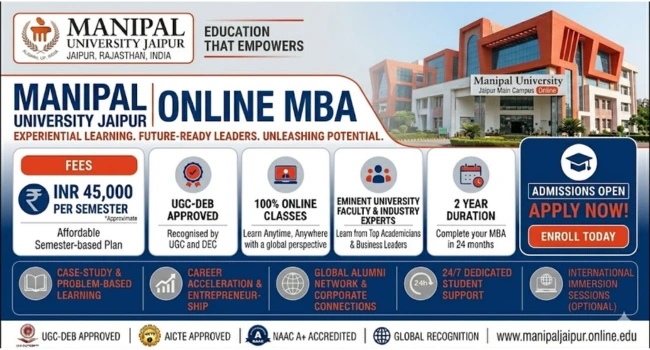 Manipal University Jaipur Online MBA
