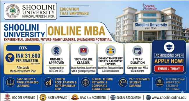 Shoolini University Online MBA