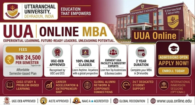 Uttaranchal University Online MBA