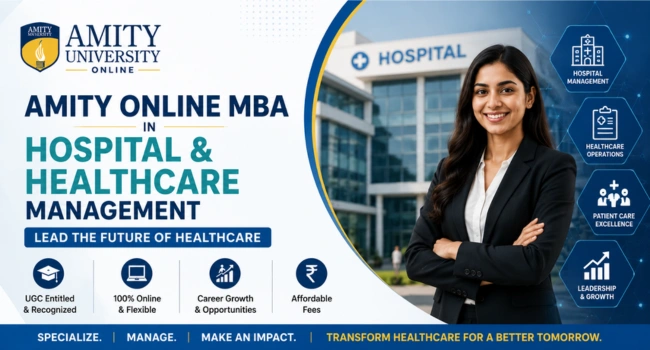 Amity Online MBA in Healthcare Management 2026