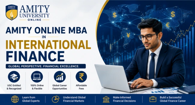 Amity Online MBA in International Finance 2026