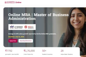 Amrita Online MBA Overview 2026