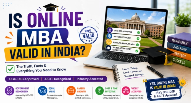 Is Online MBA Valid in India? 2026