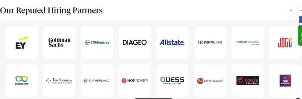 MUJ Top recruiters & hiring partners