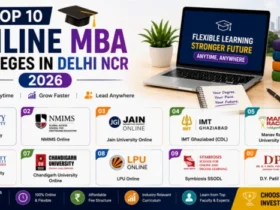 Top 10 Online MBA Colleges in Delhi NCR 2026