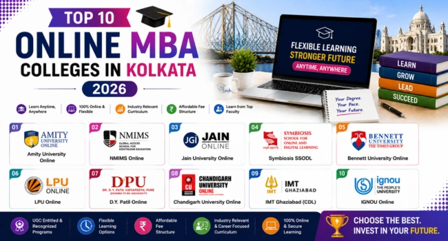 Top 10 Online MBA Colleges in Kolkata 2026